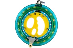 Mint's Colorful Life Enrouleur de Corde à cerf-Volant 7inches Dia avec 600 Pieds de Ligne (60 lbs) pour Enfants/Adolescents, Bleu