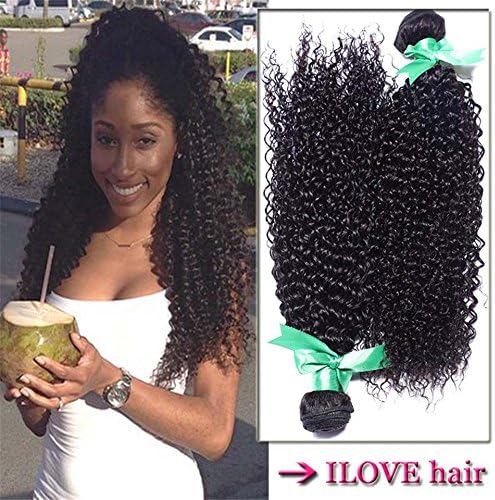 Meydlee Hair Bundles Own Factory Malaysian 100 Human Kinky Curly Hair 3 Bundles/Pack(8 10 12inch)100g/Bundle , 14 16 18