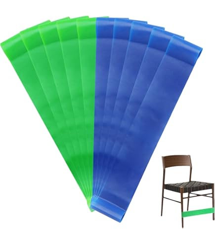 Yootiko 8 Fasce Elastiche Per Sedie Per Bambini - Cinghie Sensoriali In TPE Per Piedi, Per ADHD E Autismo, Multicolore, 60x5 Cm