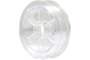 SHUBEIEUMI Filo Elastico per Braccialetti, 0.5mm*110m, Filo Elastico per Gioielli, Filo Nylon Cordino per Perline, per Bracciali, Collane, Creazione di Gioielli Fai-da-Te(Bianco)