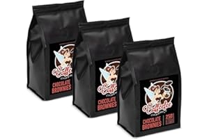 ‎CAFFEEFEE Caffeefee Chocolate Brownies Ground 3 x 250g Flavored Roasted Coffee
