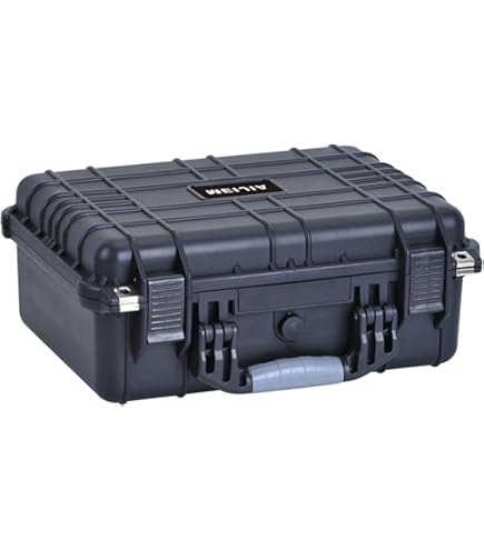 Mallette Étanche MAX Cases 540H245CAMORG - Noir, 59x47x27cm, Intérieur Amovible, IP67, Fabriqué En Italie