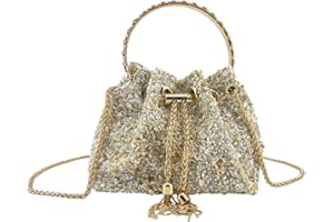 MODELISA - Bolso De Noche Adornado Con Piedras Multicolores Cadena De Hombro Boda Noche Evento Mujer