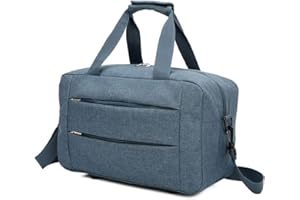 RAYKONG - Borsa da cabina, 40 x 20 x 25 cm, bagaglio a mano per aereo, borsa da cabina, tracolla regolabile e rinforzata