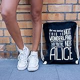 VISUAL STATEMENTS® Turnbeutel schwarz mit Spruch / Viele verschiedene Sprüche & Designs / PREMIUM QUALITÄT / Robuste Kordel & 100% schwere Baumwolle / Collegebag / Gymbag / Sportbeutel / Mimimi - 