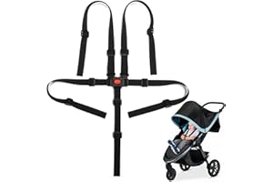 KORSAOT Hochstuhl Gurt Kompatibel mit Hauck, Stokke Tripp Trapp, Roba, 5-Punkt Gurtsystem Hochstuhl Zubehör für Hauck verstellbarer Kinderhochstuhl Sicherheitsgurt