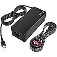 65W Lenovo Thinkpad Laptop Charger USB C for Lenovo ThinkPad T14 T15 T480 T480s T490 T490s T580 T590 X13 X280 X380 X390 E15 E480 E490 Yoga Chromebook C330 S330 100e 300e 500e Type C Power Adapter