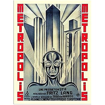 Wee Blue Coo Kunstposter „Metropolis“ – 12x16 Zoll, Hochwertiger Kunstdruck Für Die Wand