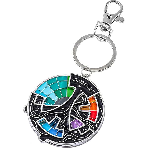 Broche en émail coloré pour artistes, broche interactive en émail, porte- clés ou aimant (A Broche en émail coloré pour artistes, broche interactive en émail, porte- clés ou aimant (A