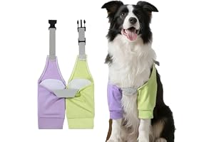 BSITSSS Mode Recovery Sleeve hund, armbågsbandage hund kontrastfärger, armbågsskydd hund året runt bärbar, liggsvingar hundba