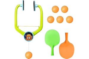 BDBFDFY Allenatore di Ping Pong Sospeso,Gioco da ping pong sopra la porta,Set da Allenamento per Ping-Pong Sospeso,Indoor Hanging Table Tennis Trainer,Gioco Door Pong per bambini, per Bambini Adulti