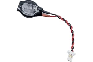 CARSO CMOS Battery Replacement with Thin Connector for Dell XPS13 XPS15 9350 9343 9360 9365 9380 and Dell Precision 5510 5520 7350 - ML1220 RTC CMOS Bios Battery CR1220 for Laptop