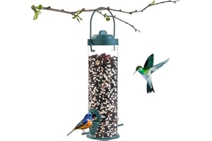 OFFCUP Mangiatoia per Uccelli, Mangiatoia Uccellini Appeso Mangiatoia per Giardino, Mangiatoia per Uccelli Selvatici Grande di Mangime con punti di avvicinamento per Uccelli da Giardino Esterno