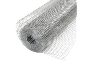 Niederberg Metall 20m x 100cm Volierendraht - Verzinkt 12x12mm - Maschendrahtzaun Kaninchendraht