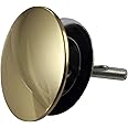 Westbrass D202-01 2" Kitchen Sink Hole Cover, Polished Brass, 1 Pack