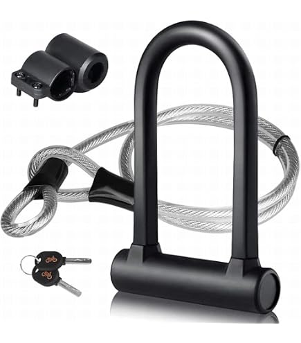 XLC Lucchetto A Catena Mrs Rail Lock Per Bici, Chiusura Non Uguale, Con 2 Chiavi, Multicolore - Sicurezza E Robustezza