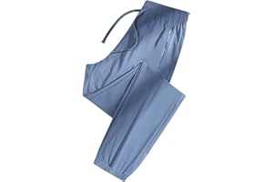 GÉNÉRIQUE Pantalon de Jogging pour Homme Séchage Rapide​ Sport Pantalon de Survêtement Legers Pants Jogging Airness Large Homme avec Poches Zippée Sweatpants pour Voyage Golf Pas Cher