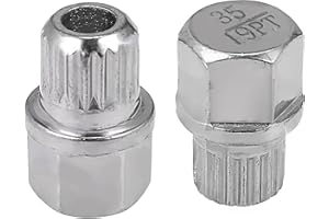 HAFRILY Felgenschloss BMW Diebstahlschutz Autoreifen-Sicherungsradmutter BMW Felgenschloss Radmutter für BMW X1 X3 X5 X6 X7 X-Serie (35/19PT)