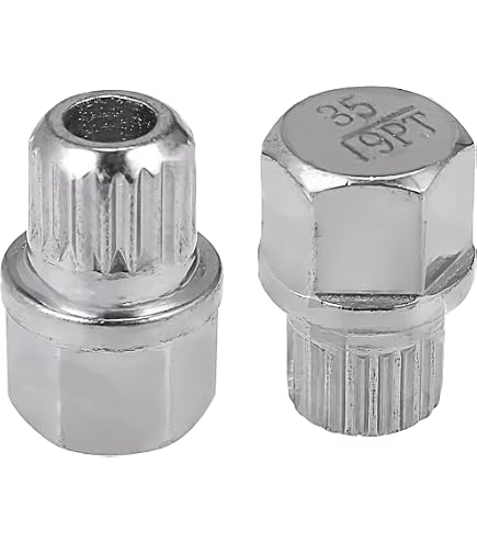 Écrou De Verrouillage De Roue VekAuto Pour BMW - Vis Anti-Vol Acier Allié Galvanisé 37/21PT Argent