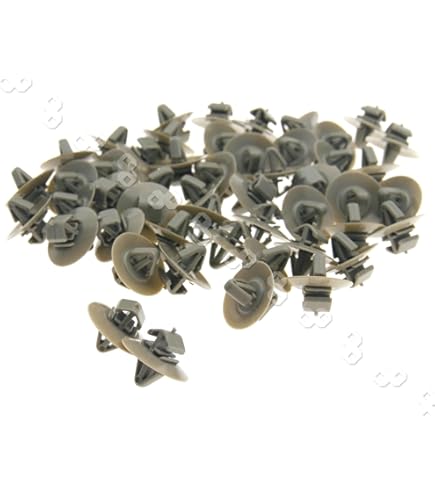 Lot De 50 Clips De Fixation 8 Mm Pour Panneaux Intérieurs Renault – Compatible Clio, Megane, Scénic, Twingo
