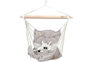 LOLA HÄNGEMATTEN Lola Bella Chica 4in1 Babywiege Babyhängematte | Öko-Tex Zertifiziert | mit Lammfell