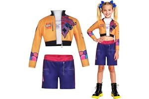 ALKNOT Hunter cosplay-topp och shorts uniform, hun-ters ru-mi anime cosplay kostym, kostym karaktär fin klänning vuxen unifor