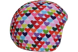 COOLCASC Multisport Couvre-Casque Coeurs Couleurs