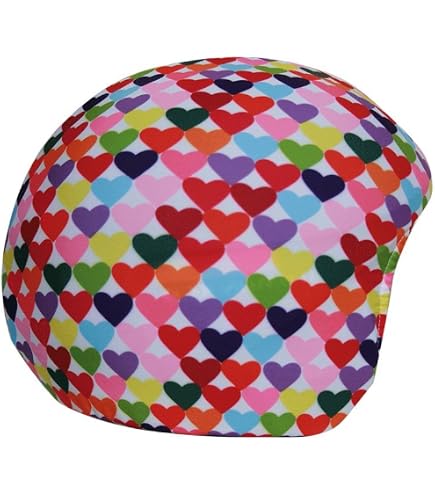 Couvre-casque Fantaisie Multicolore à Pointes – Rose, Unisexe Adulte, Lavable, Pour Vélo Ou Ski - 9