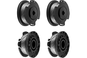 FREEASY 4 Pieces Strimmer Wire Replacement Spool and Line Compatible with Bosch ART 23 SL ART 26 SL, EasyGrassCut 18, 23, 26, 18-230,18-260, Grass Trimmer F016800569 F016800385