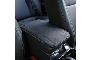 TEOZBLU Cojín de apoyabrazos de coche de piel, para La MayoríA De VehíCulos SUV CamióN, funda para consola central para apoyabrazos, Funda para Reposabrazos De Coche Cojín