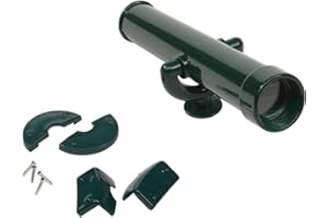 GREENOAK Little Duck Bear Kids Telescope For Children's Climbing Frames or Tree Houses - Dark Green.
