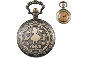 Tiong Alice nel paese delle meraviglie orologio da tasca e collana gioielli costume gotico Lolita accessori per ragazze regalo di compleanno di Natale