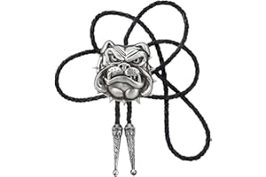 STARBRILLIANT Cowboy Western Tie Bolo Tie Para Hombres Vintage Shield Con Cuero Negro Hecho A Mano