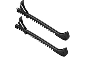 DINHAUYON 1 Pairs Skate Guards with Adjustable Buckles and Water Filtration Holes, Prevent Rusting Ice Hockey Blade Protector Equipment, Figure Skating Shoe Covers Accessories for for Adult, Kids, Youth, Couple