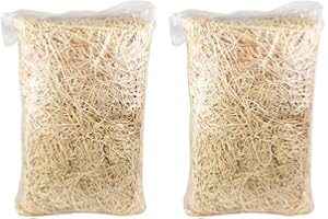 SHOBI Trucioli Legno per Cesti 1 kg, Paglia per Confezioni Natalizie e Confezioni Imballaggio (1 kg)