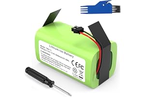 PASUKTER 4000mAh Ersatzakku für Ecovacs Deebot N79 N79S DN622 DN621,für Eufy RoboVac 11 11S 11S MAX 15T 30 30C Max 15C 15C MAX 12 35C Akku[14.4V 57.6Wh]