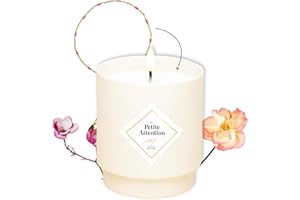 MY JOLIE CANDLE - Bougie Parfumée Fleur de Thé - Bijou Surprise Bracelet Corail - Cadeau Femme Maman - Cire Naturelle Végétale - Parfum Français - Mèche Coton
