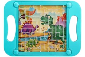 JAWSEU Giocattolo del Labirinto, Gioco del Labirinto della Palla, Bambini imparano Balance Ball, Palm Maze Game Toy Puzzle per Bambini, Regalo per Ragazze Ragazzi Pensiero Logico Gioco