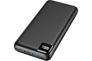 A ADDTOP Power Bank 27000mAh – 22.5W Schnellladefunktion klein Powerbank – Akkupack Externe Handyakkus mit USB C – PD 3.0 QC 4.0 Tragbares Ladegerät mit 4 Outputs für Smartphone Tablet