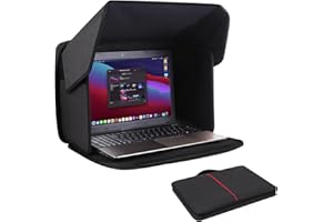 WITBICG Visor de laptop Sun, Sunshade de la computadora portátil, pantalla de privacidad, bolso de Sunshade de la computadora portátil para trabajos al aire libre, portada de laptop plegable al aire libre
