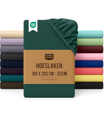 MAGANO® Premium Hoeslaken 180x200 Grijs | Zacht & Strijkvrij | Hypoallergeen & Ademend | Bedlaken 180x200cm | Antraciet Donkergrijs