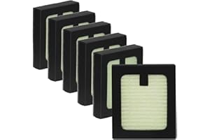 PUREBURG Filtro de repuesto compatible con Baby Brezza Bottle Washer Pro, paquete de 6 unidades HEPA Air Clean Dust