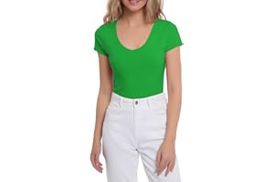 oodji Collection Kobieta Koszulka basic z dekoltem V