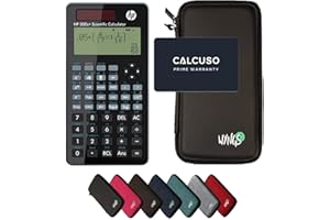 HP 300s+ con Custodia Protettiva WYNGS inclusa Nero - Calcolatrice Scientifica - Pacchetto Base