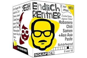 Schlump-Chili⎥Endlich Rentner - die witzige Geschenkidee zum (un)Ruhestand für Männer und Frauen, zum Ausstand und zur Rente!