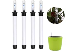 BAJIUXHFEI 4 Stück Gießanzeiger Pflanzen Wasserstandsanzeiger, Wasserstandsanzeiger Kunststoff, Zimmerpflanzen Wasserstandsanzeiger, Praktische Wasserstandsanzeiger, für Kulturtopf Blumenkästen Topfpflanzen