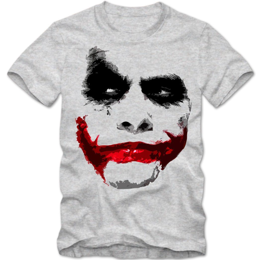 Herren-T-Shirt-Joker-Heath-Hollywood-Batman-Ledger-Shirt-DTG