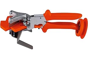 Original LÖWE Forbici professionali per profili di tenuta 4.104/YR con piastra di arresto per l'uso nella costruzione di finestre – Forbici per guarnizioni con taglio a Y per tagliare profili di