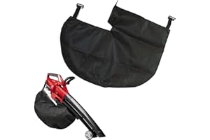 JURTMY Laubsauger Fangsack für Einhell GE-CL 36 Li E-Solo und für Gardenic Hof 3000W, Fangsack Laubsauger Verstellbarer mit Reißverschluss für Rasen Garten (A)
