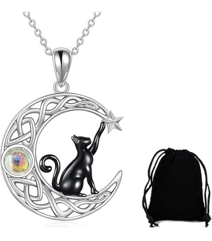 Ciondolo Luna Crescente Con Ametista - Gioielli - Ciondoli - Di Ram